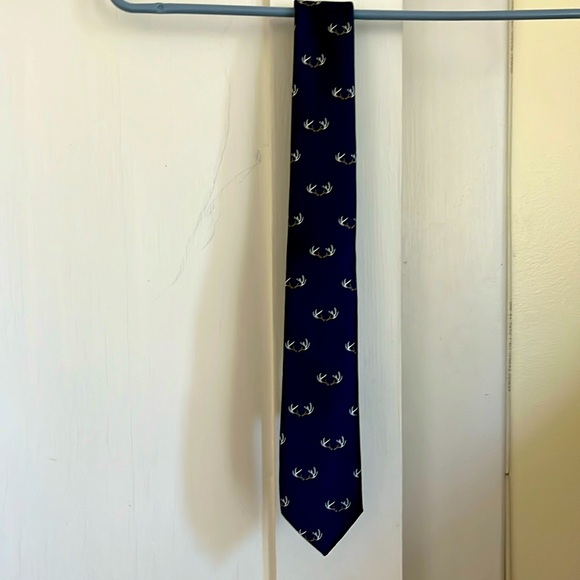 Antlers necktie tie blue NWT - Picture 6 of 6